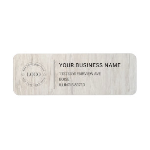 Modern Professional Business Return Address