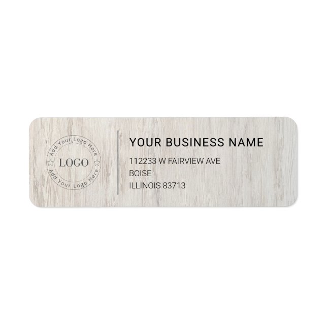 Modern Professional Business Return Address (Front)