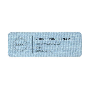Modern Professional Business Return Address