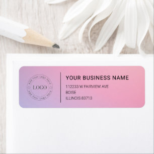 Modern Professional Business Return Address