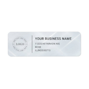 Modern Professional Business Return Address