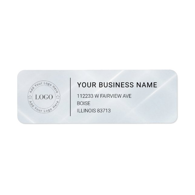 Modern Professional Business Return Address (Front)