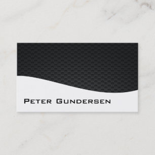 Modern Professional Carbon Fibre Business Cards