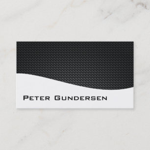 Modern Professional Carbon Fibre Business Cards