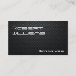 Modern Professional Carbon Fibre Business Cards