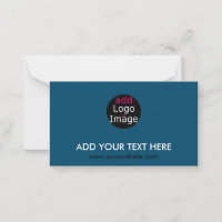 Modern Professional Chic Custom Brand Ocean Blue