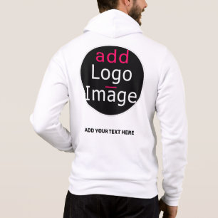 Modern Professional Chic Customisable Branding Hoodie