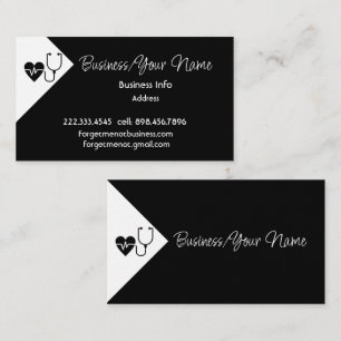 Modern Professional Classic Logo Healthcare Business Card