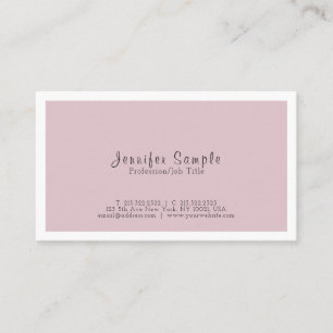 Modern Professional Classy Colour Simple Design Business Card