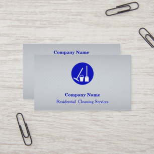 Modern Professional Cleaning Service Business Card