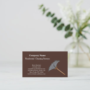 Modern Professional Cleaning Service Business Card