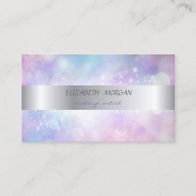 Modern Professional Colourful   Luminous Business Card (Front)