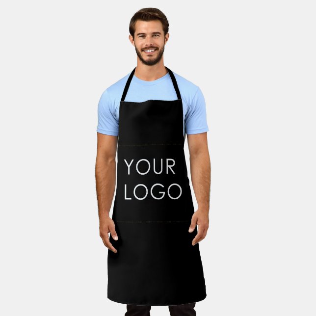 Modern Professional Company Business Logo  Apron (Worn)