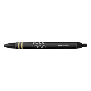 Modern Professional Company Business Logo Black Ink Pen