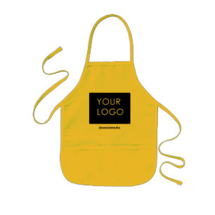 Modern Professional Company Business Logo Kids Kids Apron