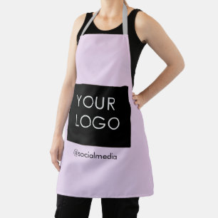 Modern Professional Company Business Logo Lilac Apron