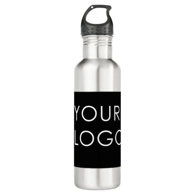 Modern Professional Company Business Logo Promo    710 Ml Water Bottle (Front)