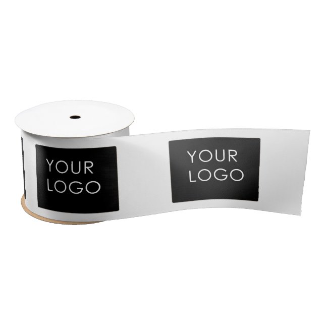 Modern Professional Company Business Logo Promo   Satin Ribbon (Spool)