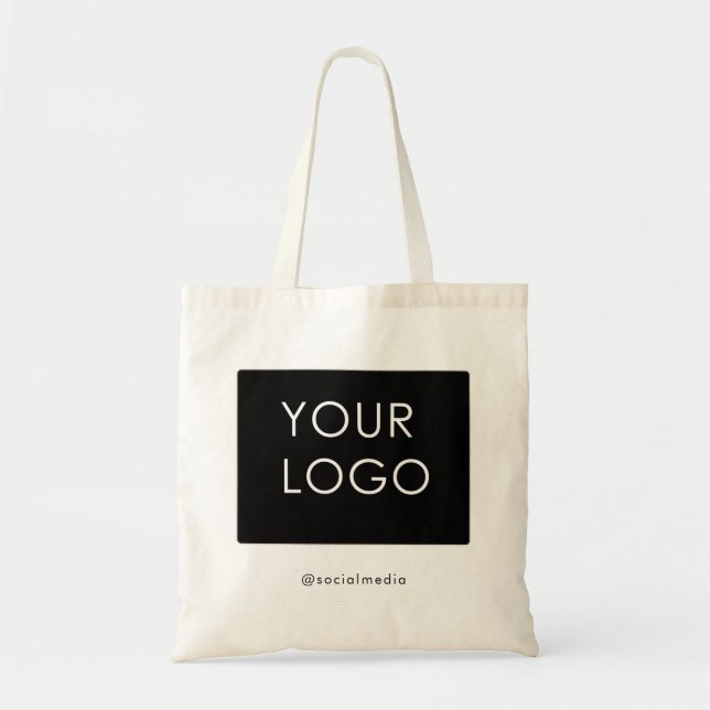 Modern Professional Company Business Logo  Tote Bag (Front)