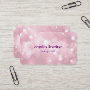 Modern Professional Cool and Unique White Confetti Business Card