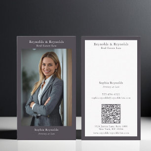 Modern Professional Corporate Networking Photo Business Card