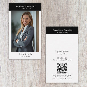 Modern Professional Corporate Networking Photo Business Card