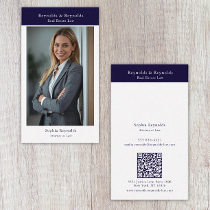 Modern Professional Corporate Networking Photo Business Card