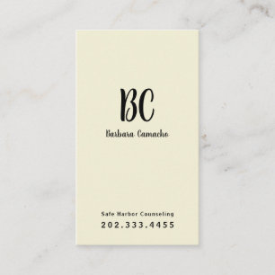 Modern Professional Counseling, Therapist, Business Card