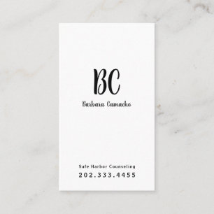 Modern Professional Counseling, Therapist, Business Card