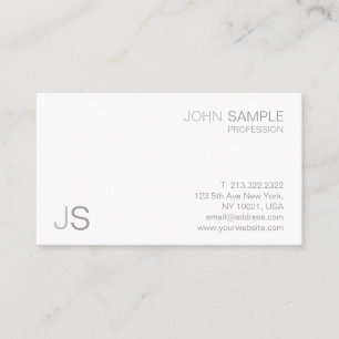 Modern Professional Creative Minimalist Design Business Card