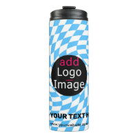 Modern Professional Custom Brand Chequered Pale Bl