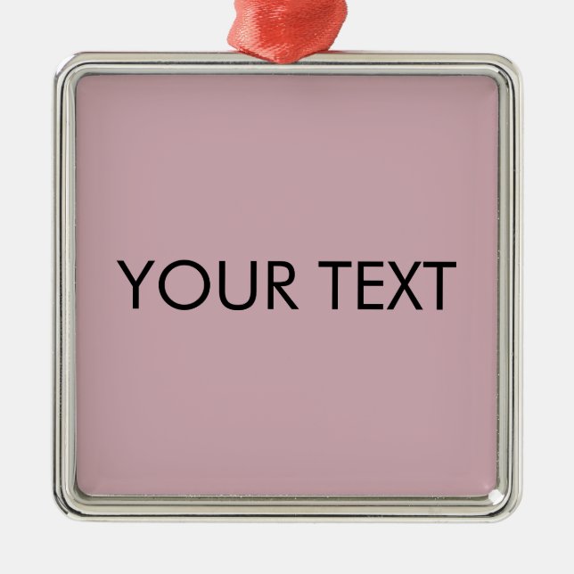 Modern Professional Custom Brand Name Pink  Metal Tree Decoration (Front)