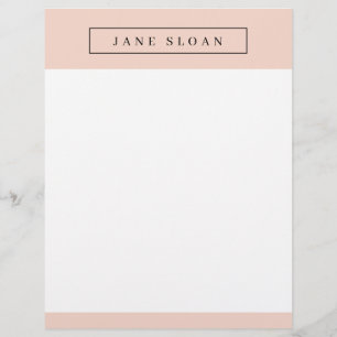 Modern Professional Custom Letterhead