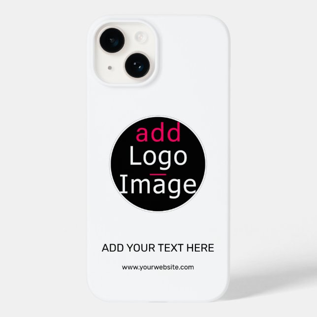Modern Professional Customisable Business   Case-Mate iPhone Case (Back)