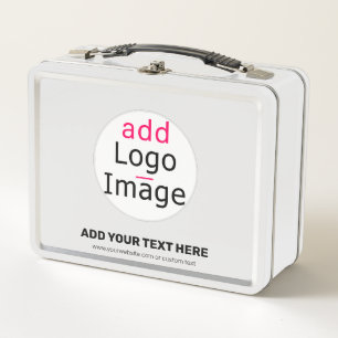 Modern Professional Customisable Business Chic Metal Lunch Box