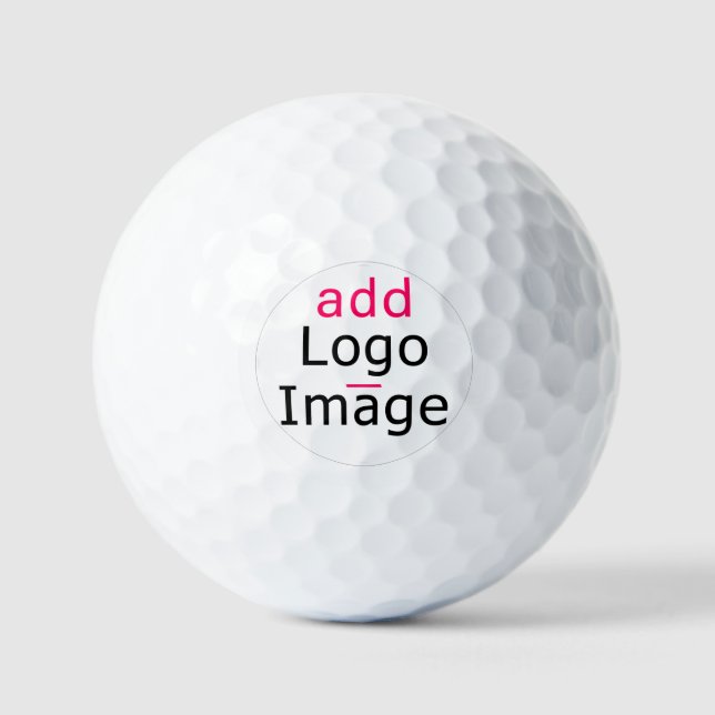 Modern Professional Customisable Business  Golf Balls (Front)