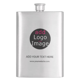 Modern Professional Customisable Business Hip Flask
