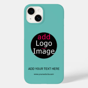 Modern Professional Customisable Business Mint Case-Mate iPhone 14 Case