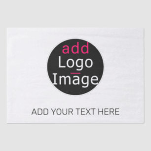 Modern Professional Customisable Business White Tissue Paper