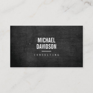 MODERN PROFESSIONAL Dark Wood Business Card