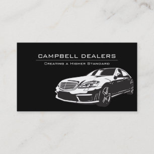 Modern Professional Dealership Auto Sale Business Card