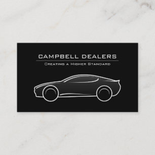 Modern Professional Dealership Auto Sale Business Card