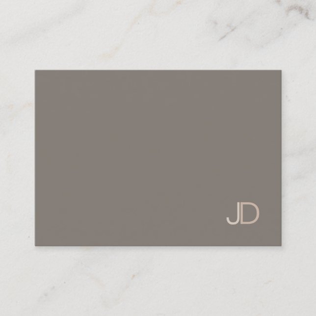 Modern Professional Elegant Colour Harmony Monogra Business Card (Front)