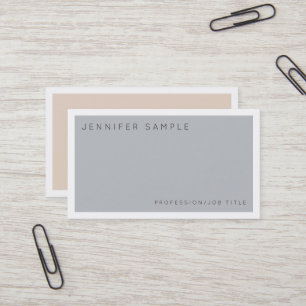 Modern Professional Elegant Colours Trendy Design Business Card