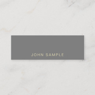 Modern Professional Elegant Creative Semi Gloss Mini Business Card