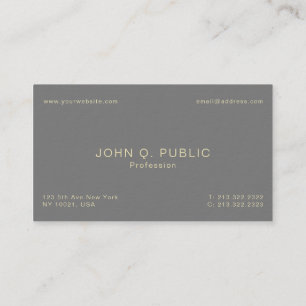 Modern Professional Elegant Creative Ultra Thick Business Card