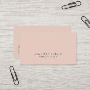 Modern Professional Elegant Minimalist Design Business Card