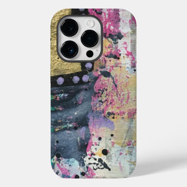 Modern Professional Elegant Minimalist Mixed Media Case-Mate iPhone Case (Back)