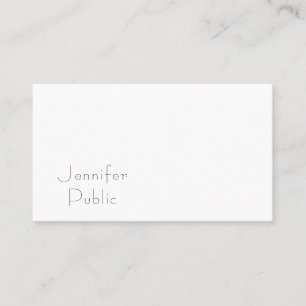Modern Professional Elegant Minimalist Template Business Card