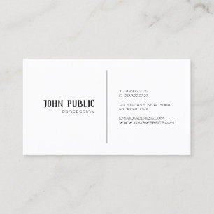 Modern Professional Elegant Minimalist Template Business Card